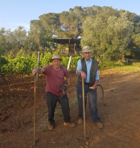 Corrado e Aristeo alla Cantina di Antonio Camillo