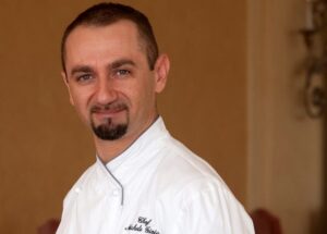 Chef Michelino Gioia del ristorante Il Pellicano a Porto Ercole
